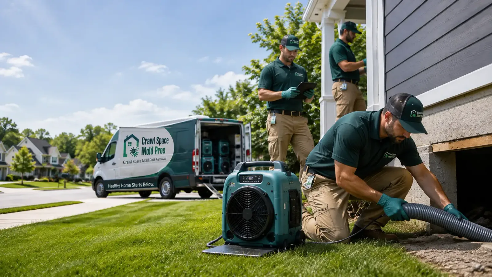 Crawl Space Mold Removal in Shadyside, OH